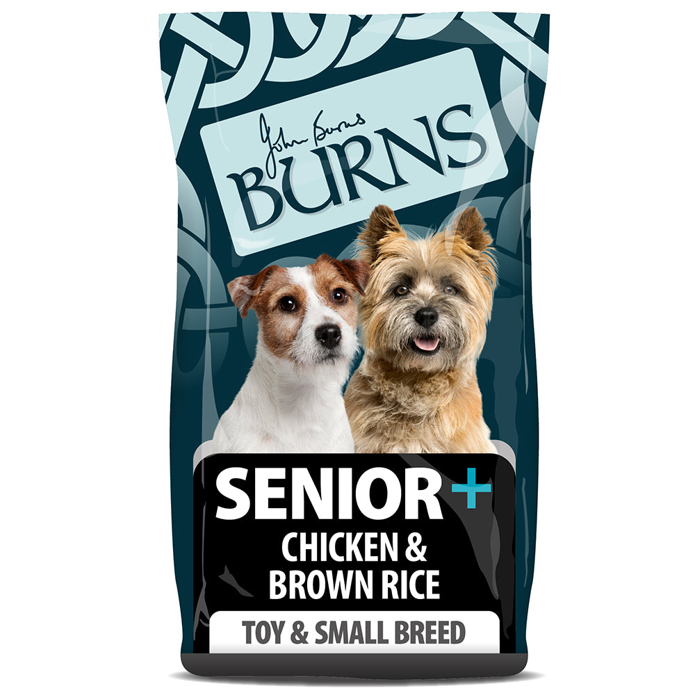 Burns Senior+ Toy/Small Breed Chicken Rice Dry Dog Food – Burns