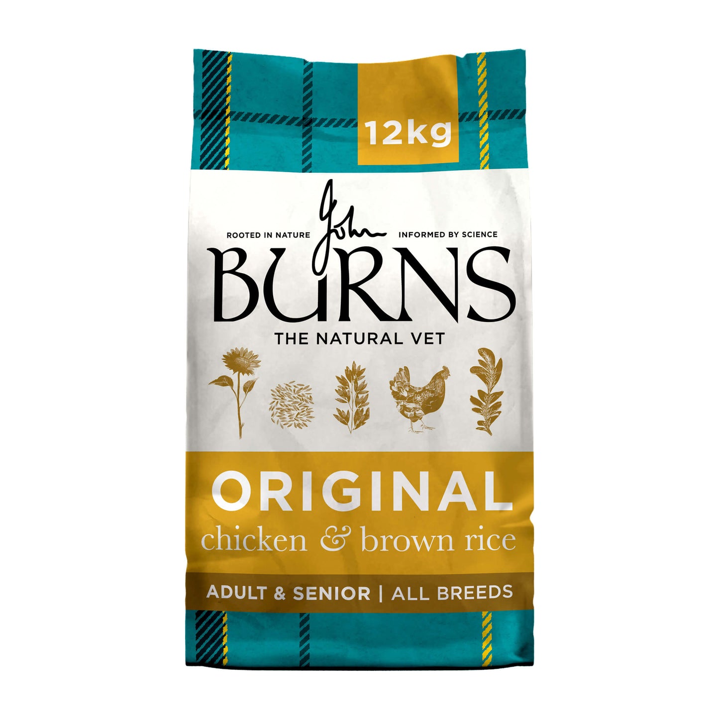 Original Chicken & Brown Rice Dry Dog Food 12kg