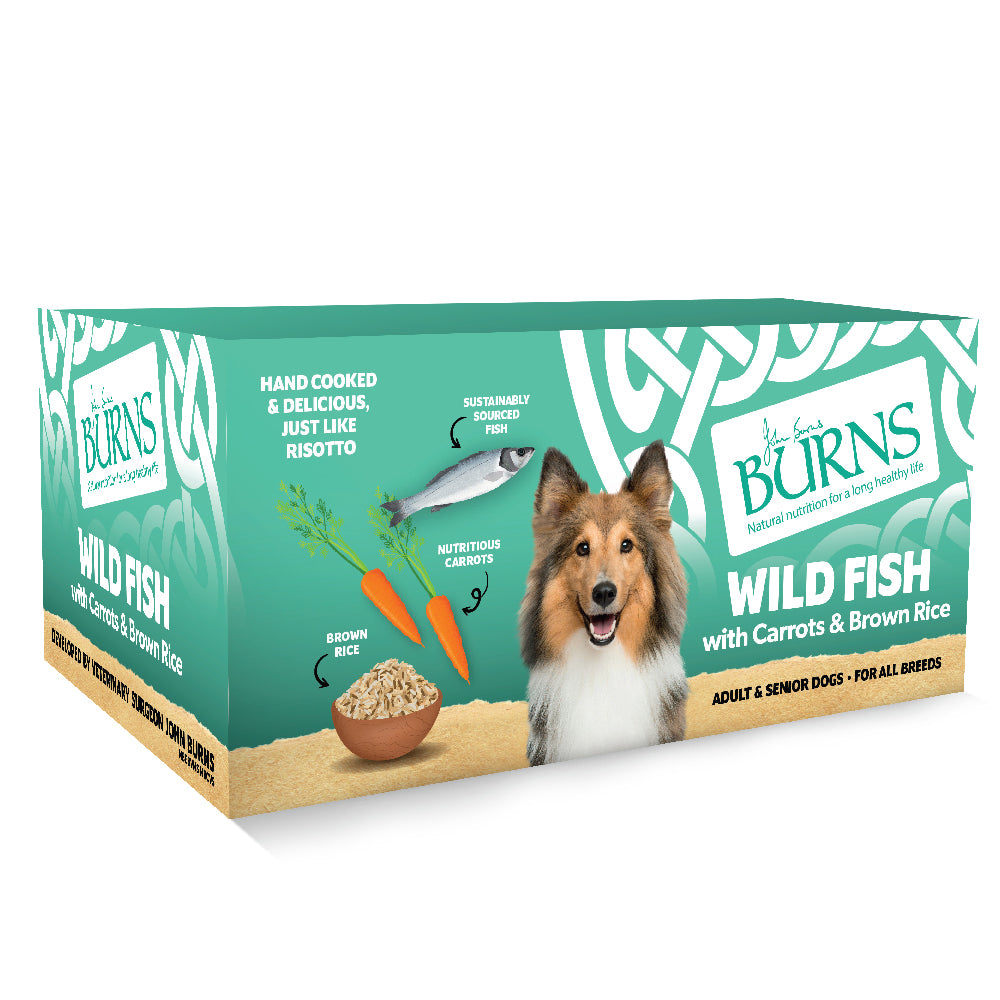 Wild Fish, Carrots Brown Rice Wet Dog Food – Burns Pet Nutrition