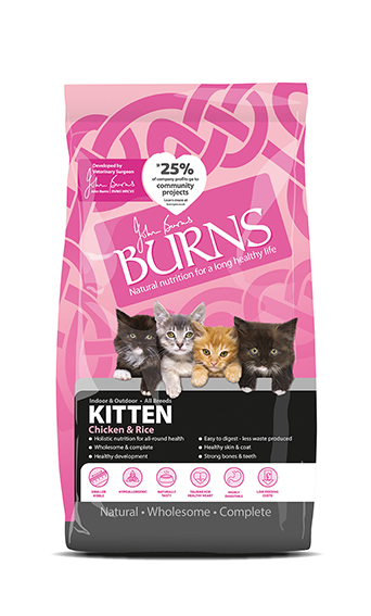 Dry Kitten Food - Chicken and Brown Rice from Burns