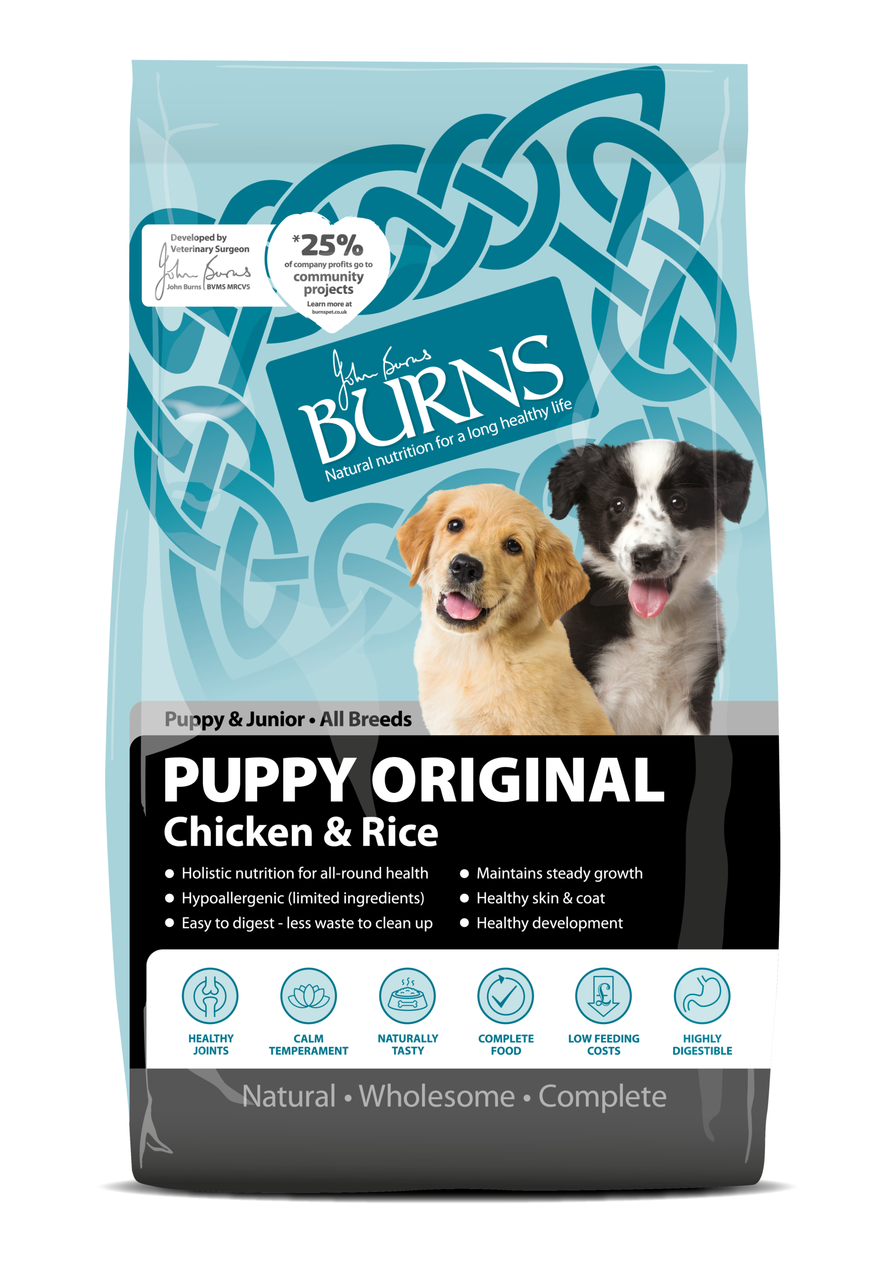 Puppy Chicken Burns Pet Food