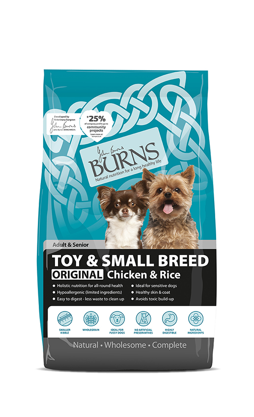 Toy \u0026 Small Breed, Burns Pet Food