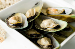 Green lipped mussels 