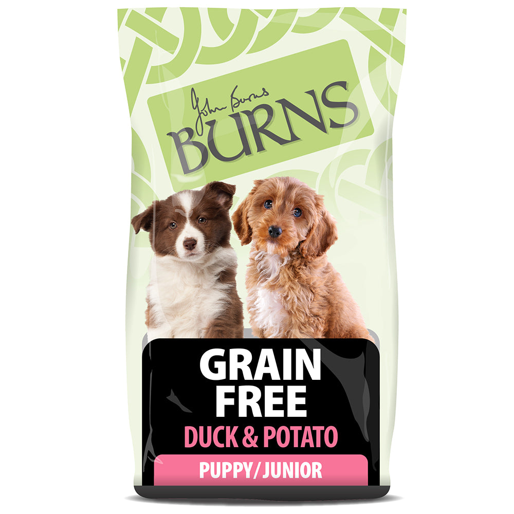 Puppy Grain Free Duck & Potato Dry Dog Food Burns Pet Nutrition