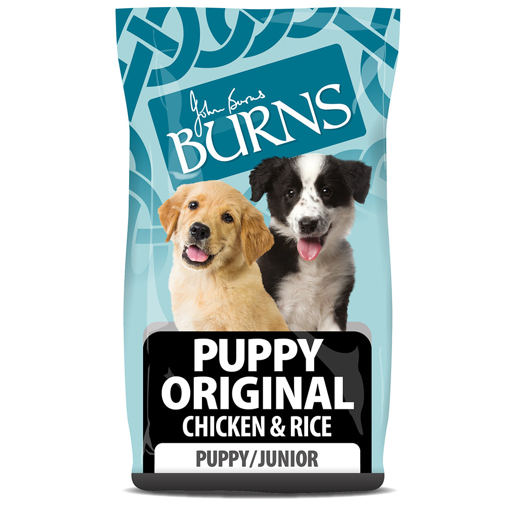 Puppy Original Chicken & Rice Dry Dog Food Burns Pet Nutrition