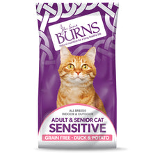 Sensitive & Grain Free Duck & Potato Cat Food Burns Pet Nutrition