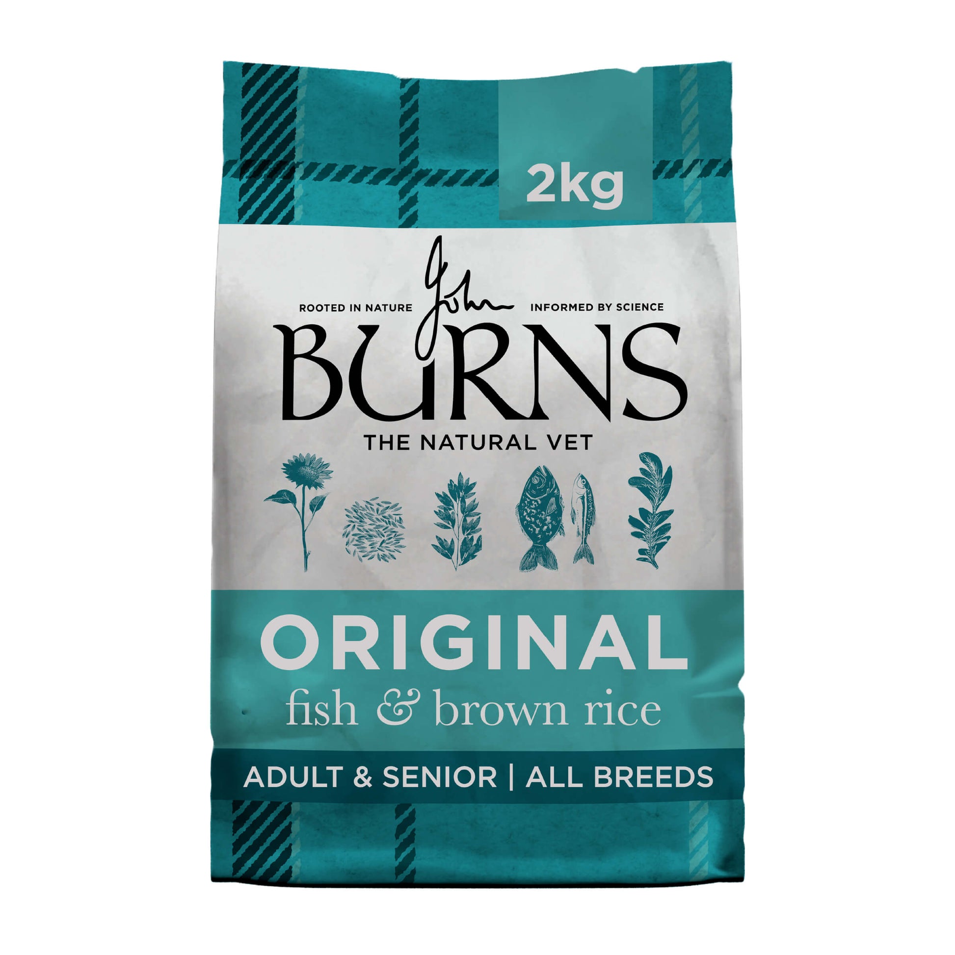 Original Fish & Brown Rice Dry Dog Food 2kg