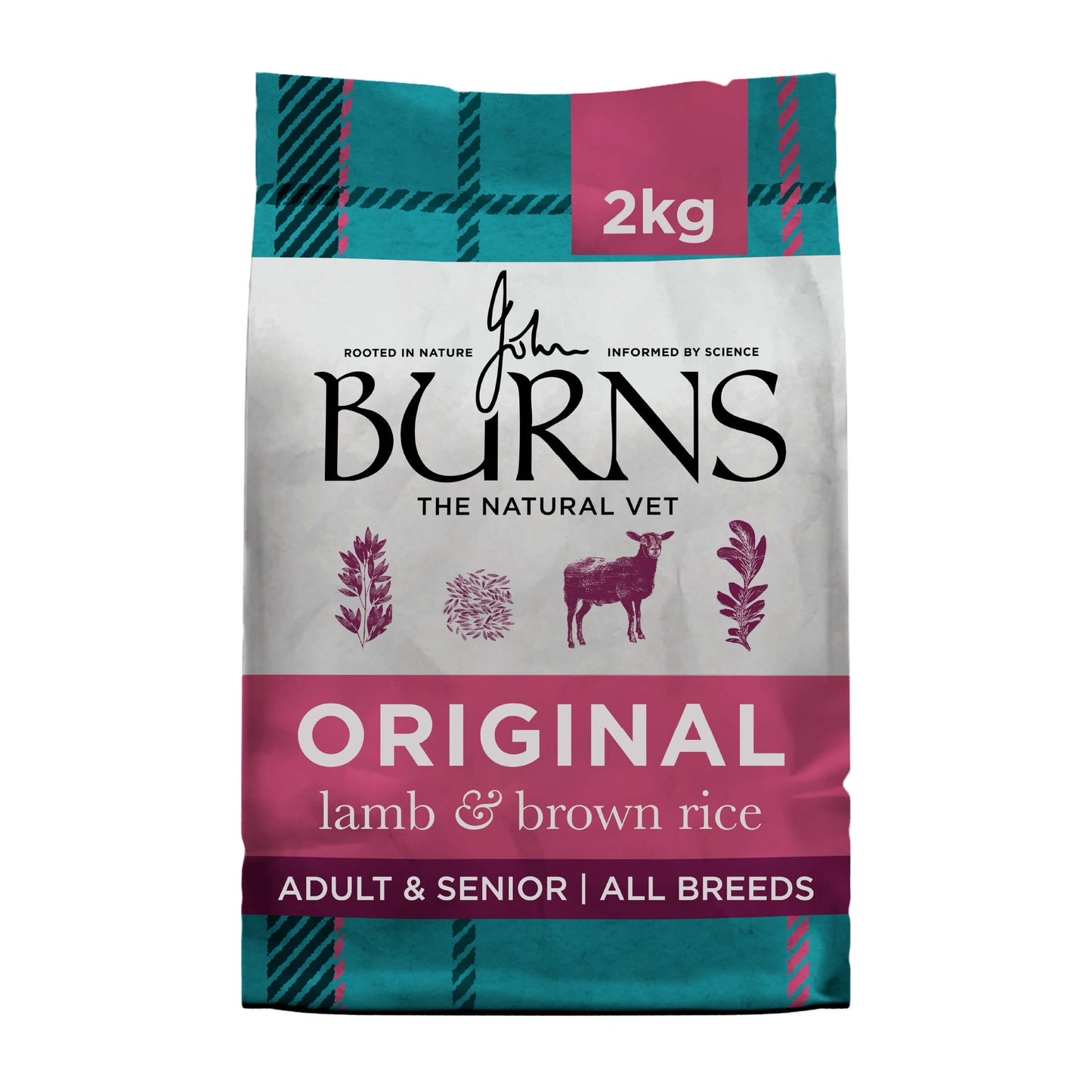 Original Lamb & Brown Rice Dry Dog Food 2kg