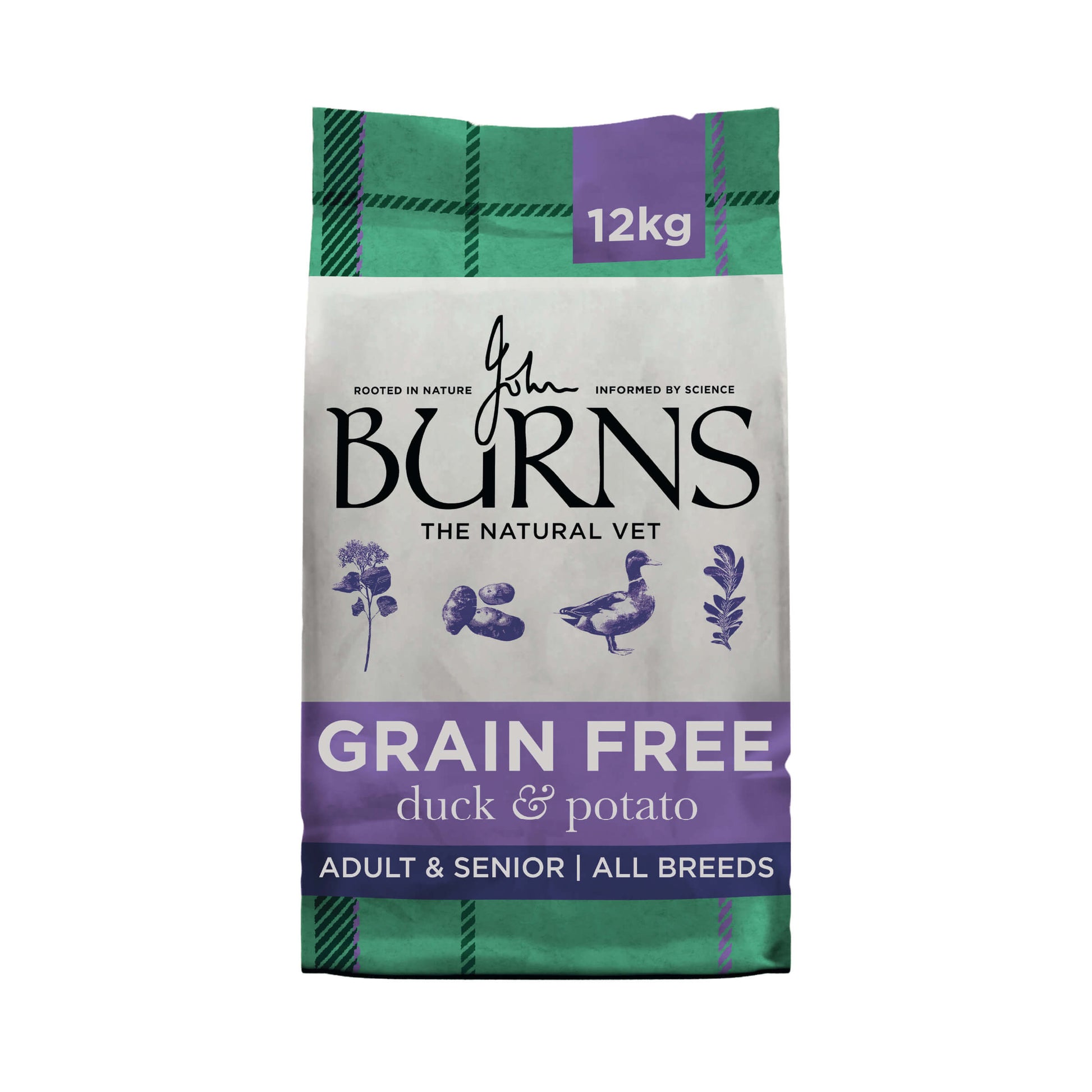 Grain Free Duck & Potato Dry Dog Food 12kg