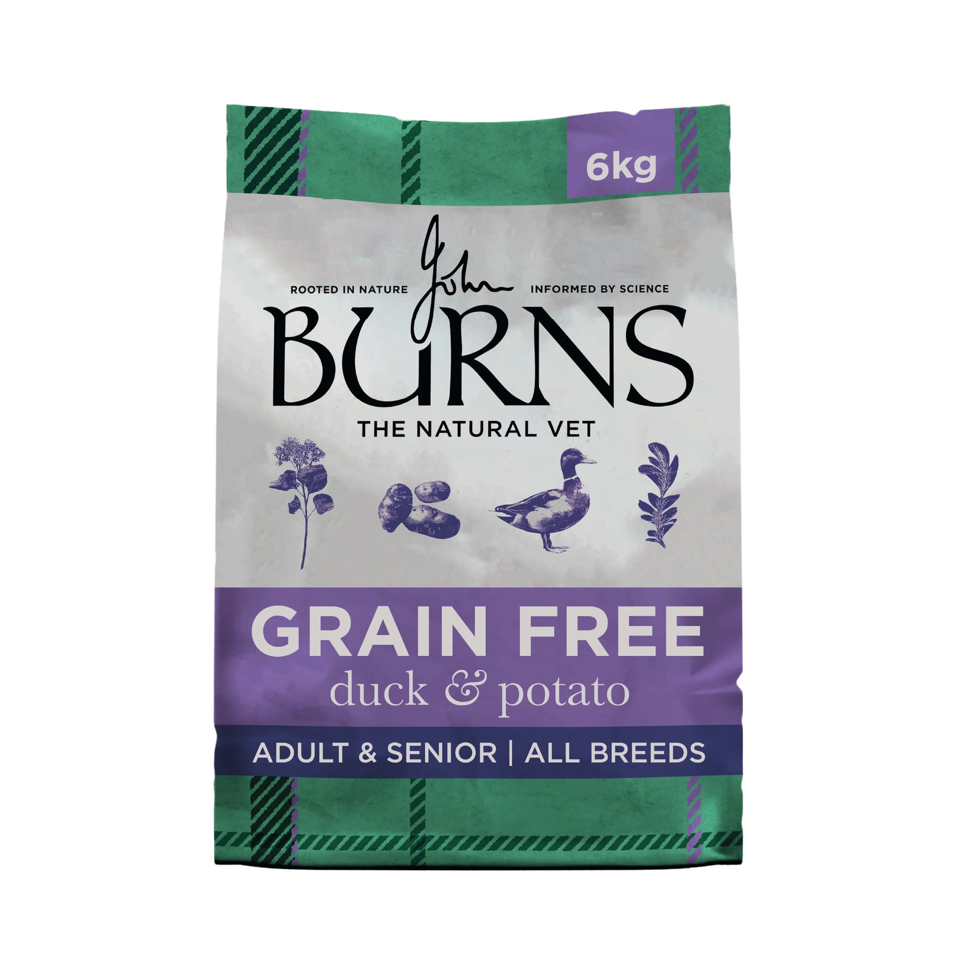 Grain Free Duck & Potato Dry Dog Food 6kg
