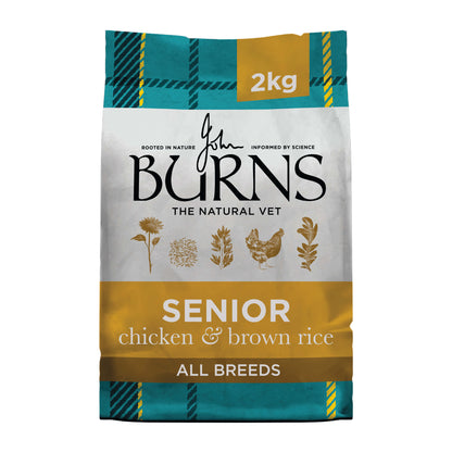 Senior Chicken & Brown Rice Dry Dog Food 2kg