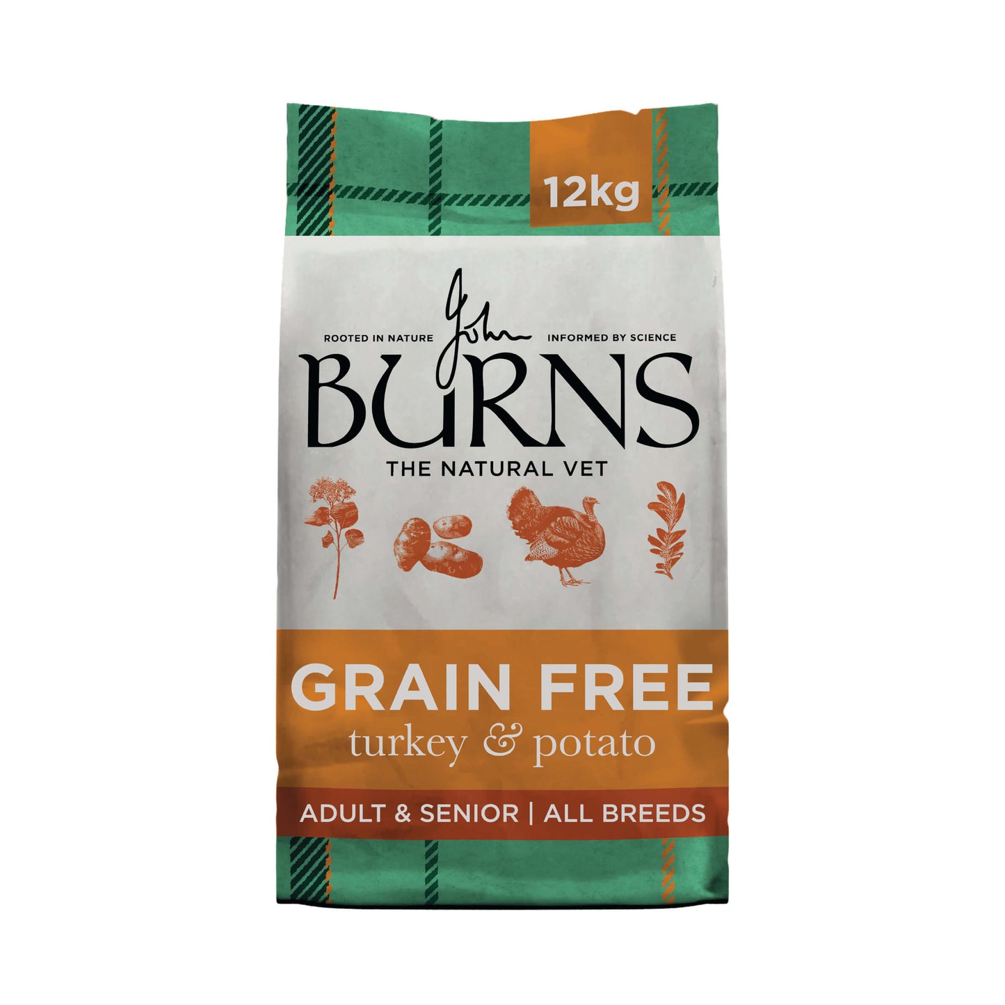 Grain Free Turkey & Potato Dry Dog Food 12kg