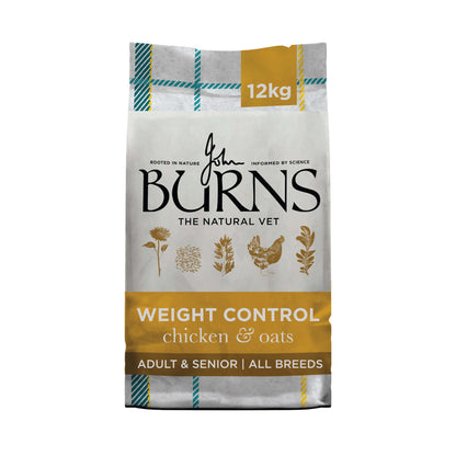 Weight Control Chicken & Oats Dry Dog Food 12kg