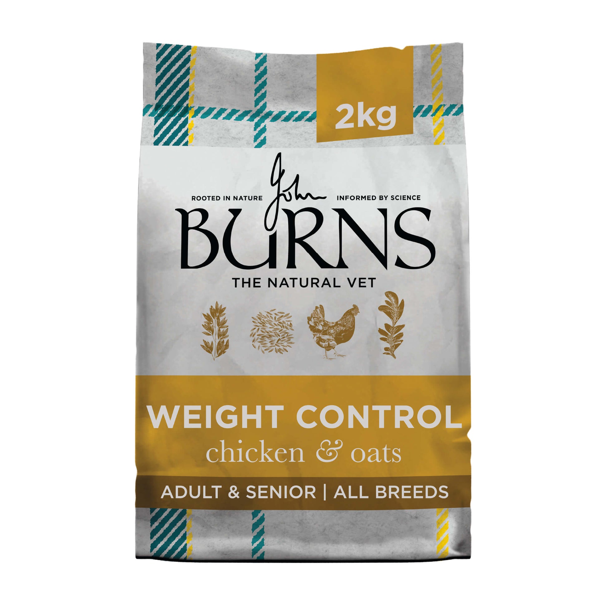 Weight Control Chicken & Oats Dry Dog Food 2kg