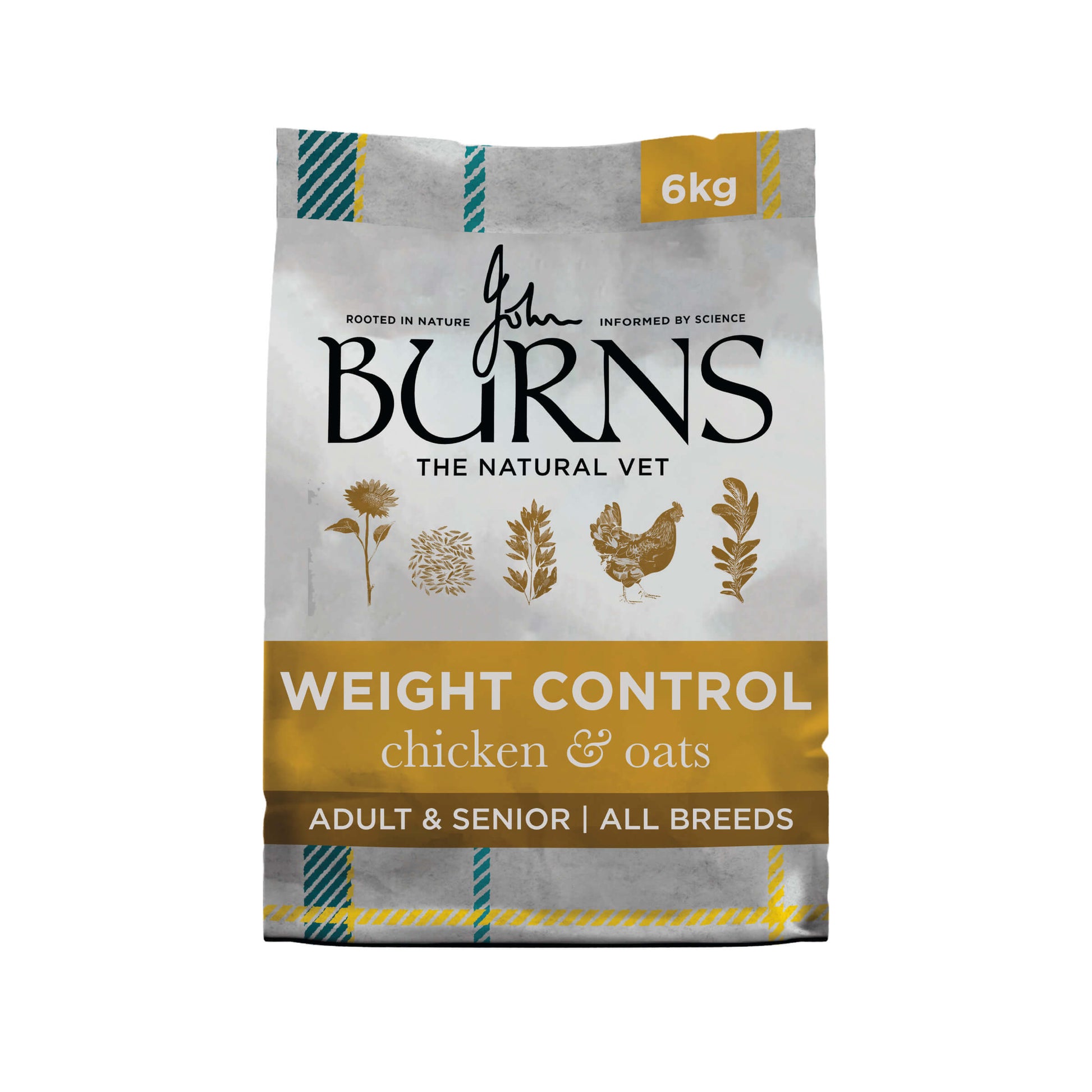 Weight Control Chicken & Oats Dry Dog Food 6kg