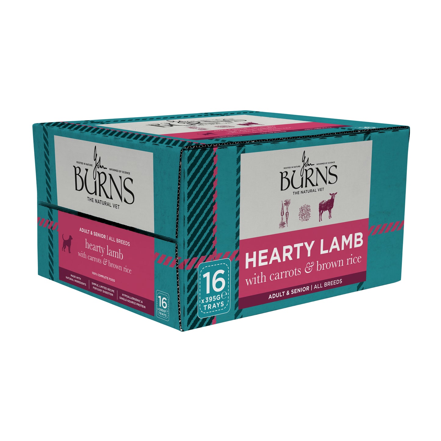 Hearty Lamb, Vegetables & Brown Rice Wet Dog Food Burns Pet Nutrition
