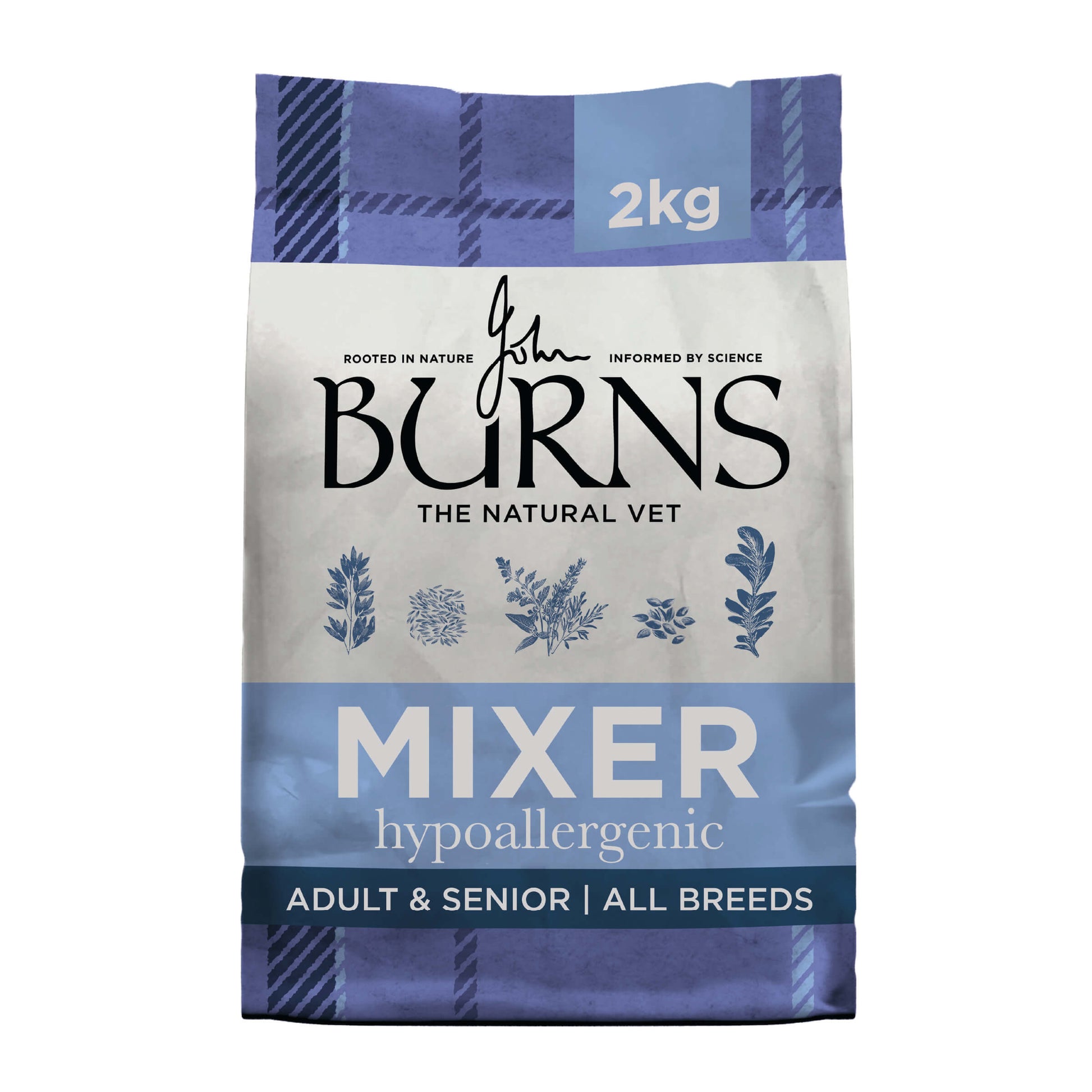 Hypoallergenic Mixer Dry Dog Food Burns Pet Nutrition