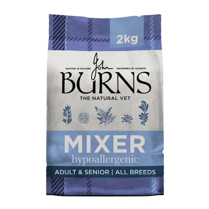 Hypoallergenic Mixer Dry Dog Food Burns Pet Nutrition