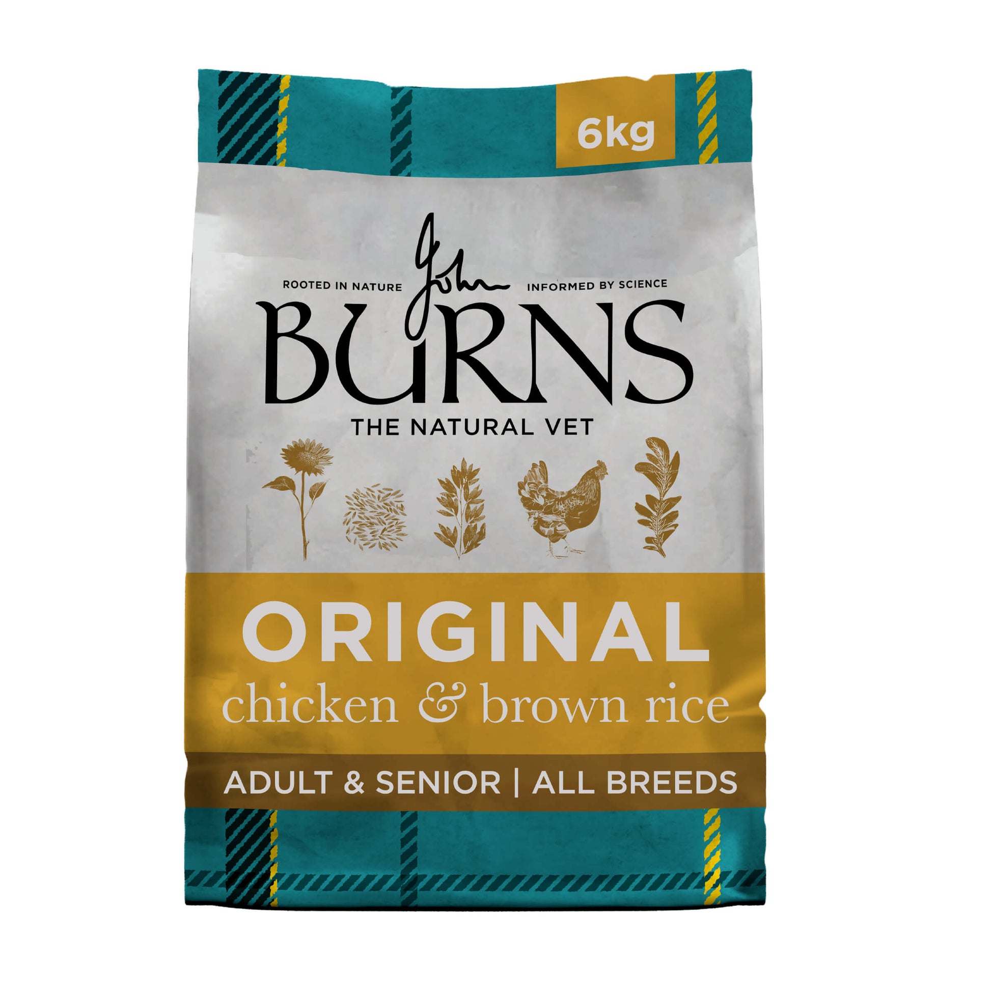 Original Chicken & Brown Rice Dry Dog Food 6KG