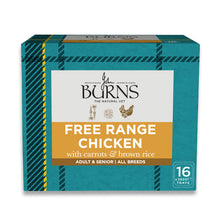 Free Range Chicken, Vegetables & Brown Rice Wet Dog Food Burns Pet Nutrition 16 x 395g Trays
