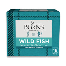 Wild Fish, Carrots & Brown Rice Wet Dog Food Burns Pet Nutrition 16 x 395g Trays