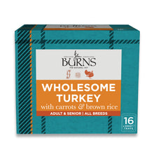 Wholesome Turkey with Carrots & Brown Rice Wet Dog Food Burns Pet Nutrition 16 x 395g Trays