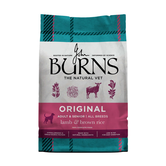 Original Lamb & Brown Rice Dry Dog Food Burns Pet Nutrition