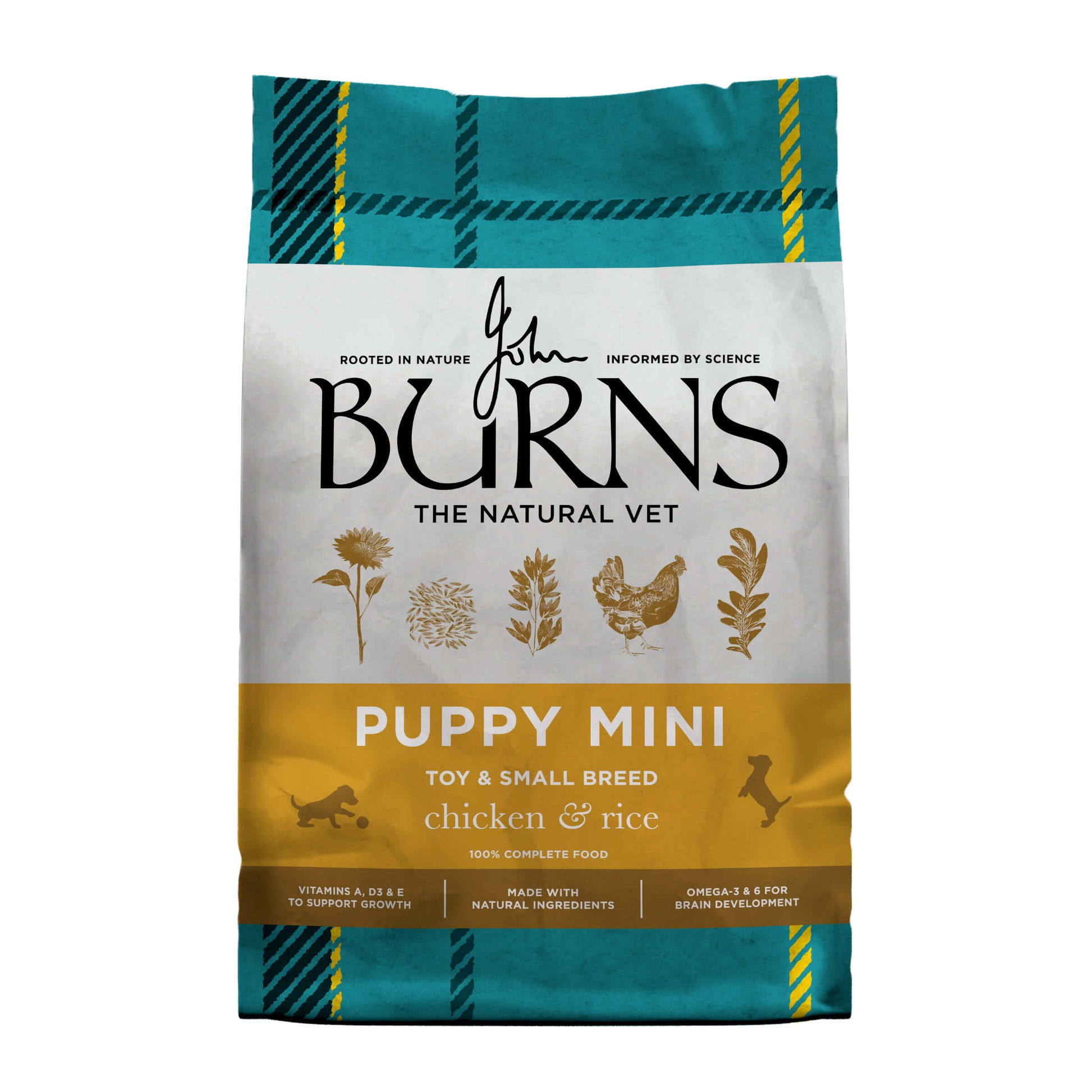 Puppy Mini Toy & Small Breed Chicken & Rice Dry Dog Food