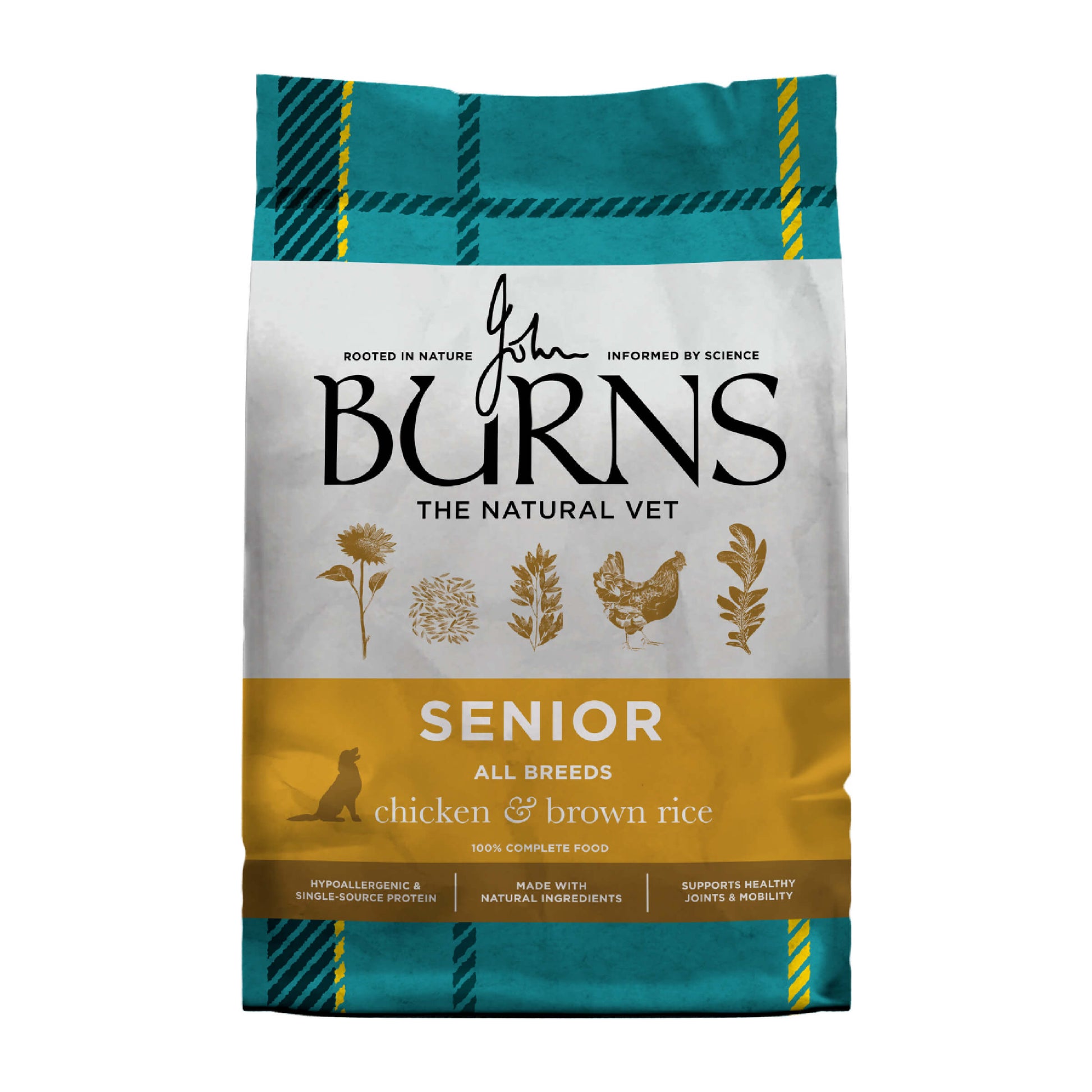 Senior Chicken & Brown Rice Dry Dog Food