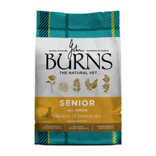 Senior Chicken & Brown Rice Dry Dog Food Burns Pet Nutrition