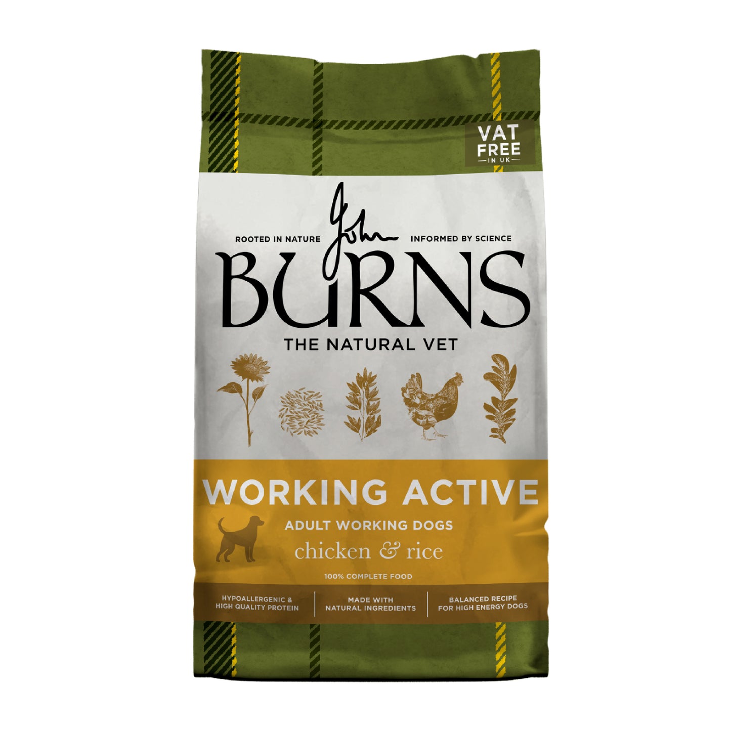 Active Working Chicken & Rice Dry Dog Food