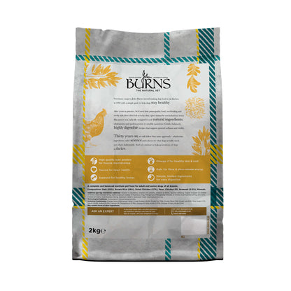 Back of pack for Weight Control Chicken & Oats Dry Dog Food