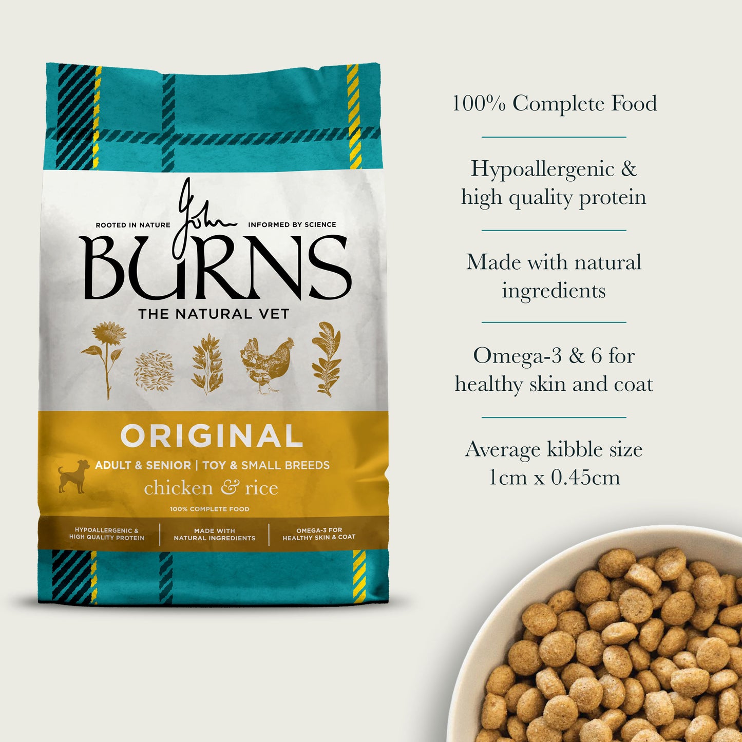 Toy & Small Breed Original Chicken & Rice Dry Dog Food