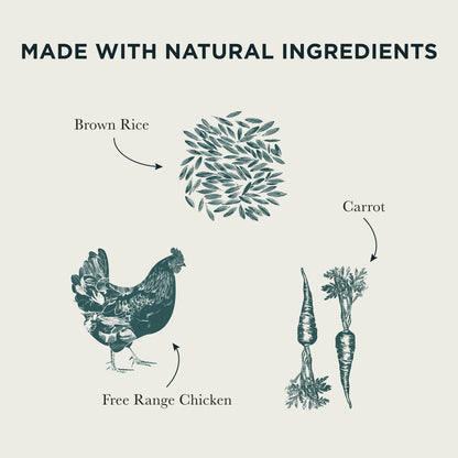 Free Range Chicken, Vegetables & Brown Rice Wet Dog Food Burns Pet Nutrition