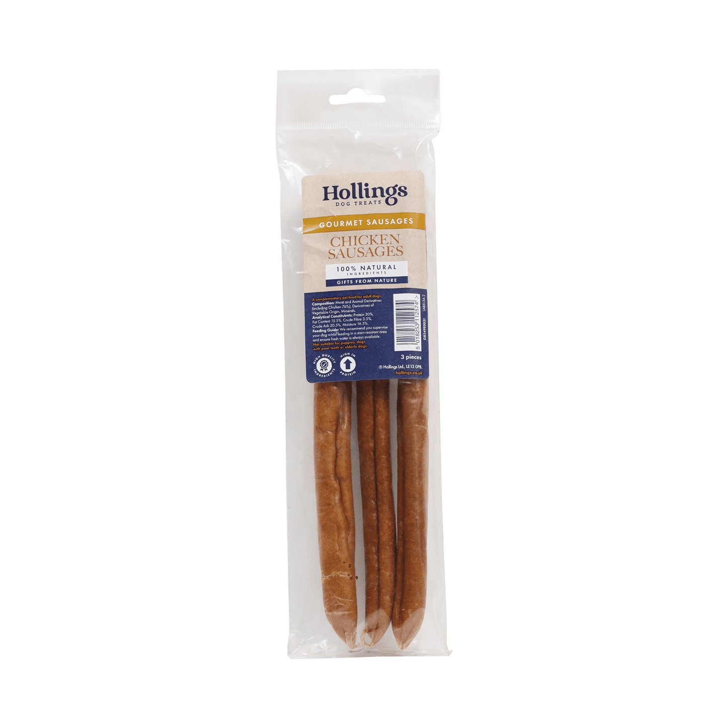 Hollings Chicken Sausages Hollings 3 pack