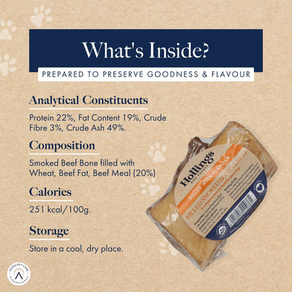 Hollings Filled Smoked Bone with Beef Hollings