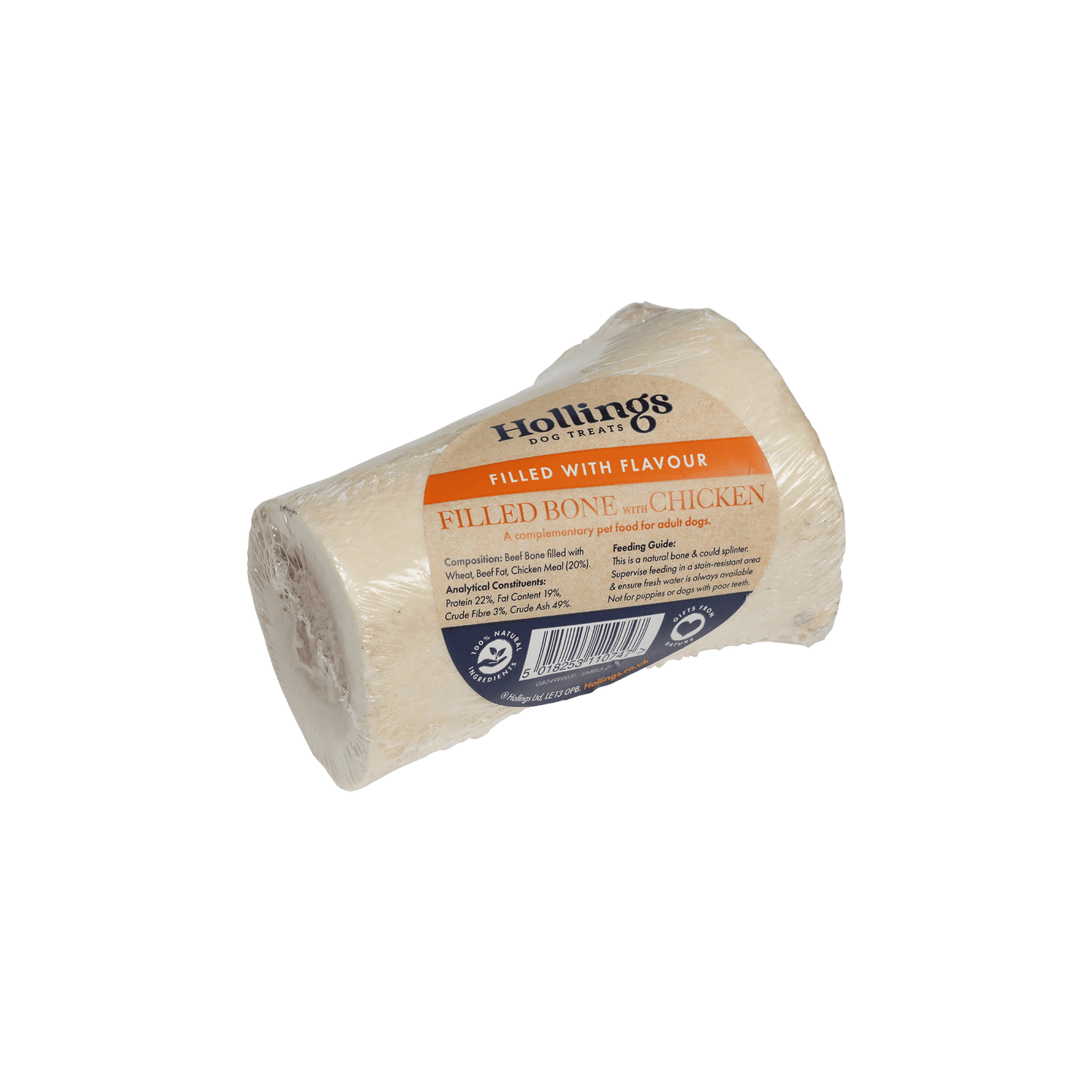 Hollings Filled Bone with Chicken Hollings