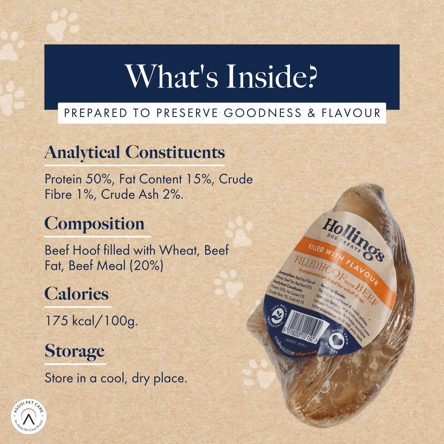 Hollings Filled Hoof with Beef Hollings