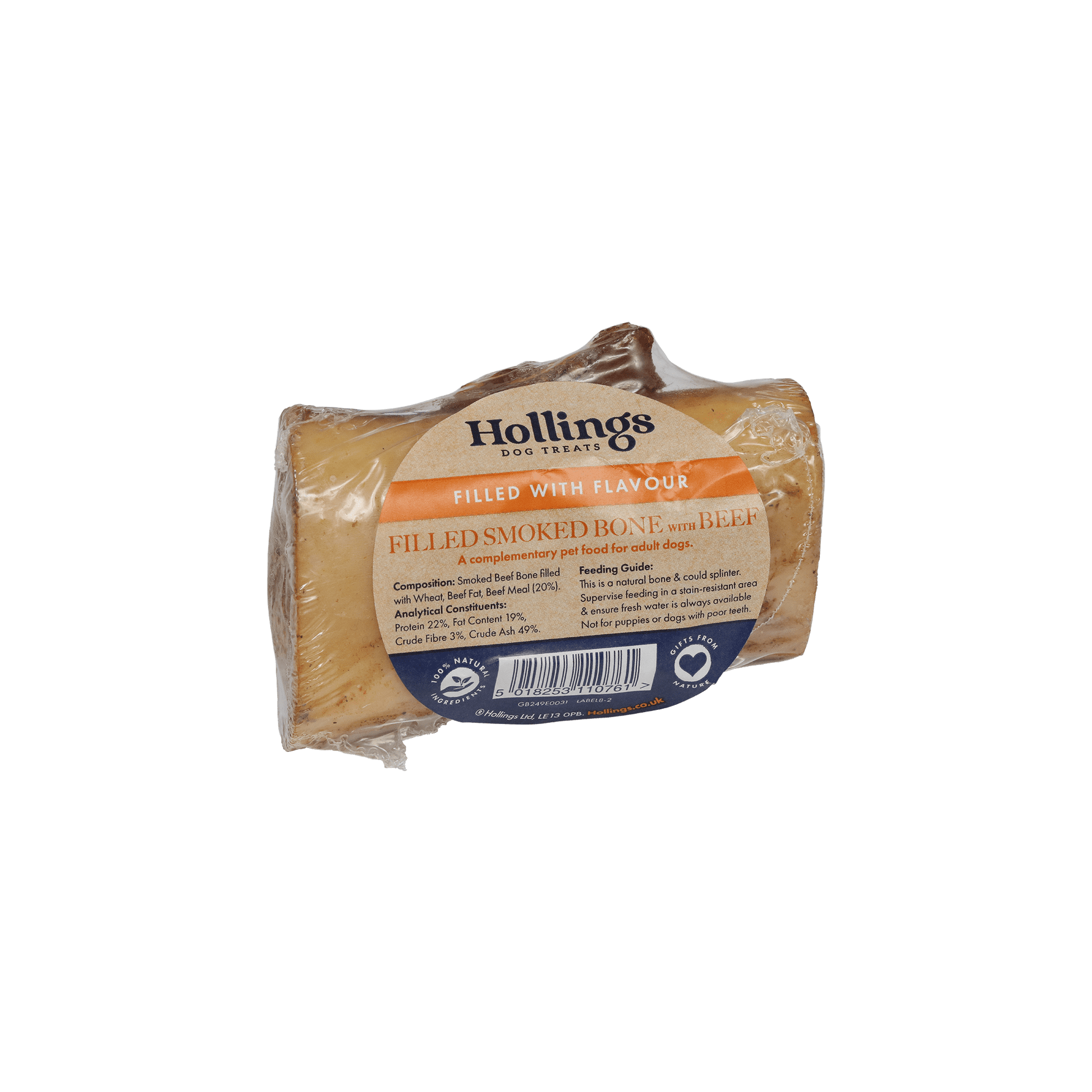 Hollings Filled Smoked Bone with Beef Hollings