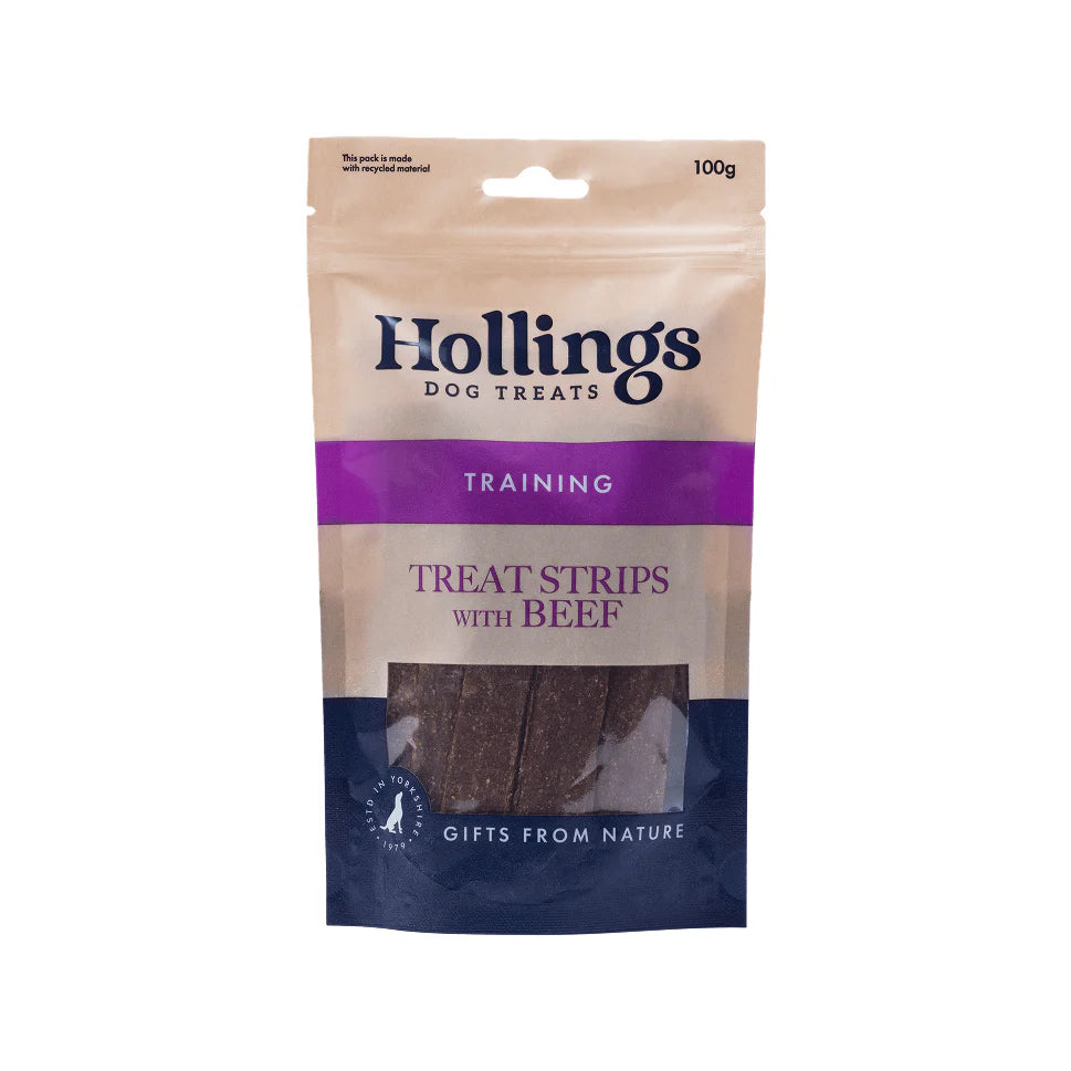 Hollings Treat Strips with Beef Hollings