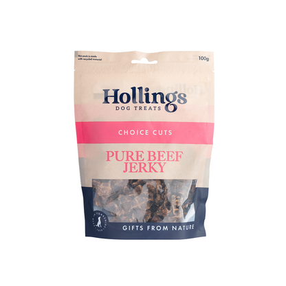 Hollings Pure Beef Jerky Hollings 100g bag