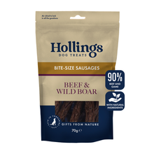 Hollings Beef & Wild Boar Bite-Size Gourmet Sausages Hollings