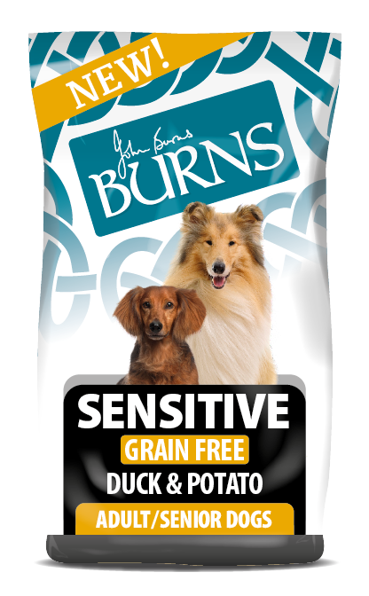 Sensitive Duck & Potato Dry Dog Food Burns Pet Nutrition
