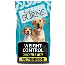 Weight Control Chicken & Oats Dry Dog Food Burns Pet Nutrition