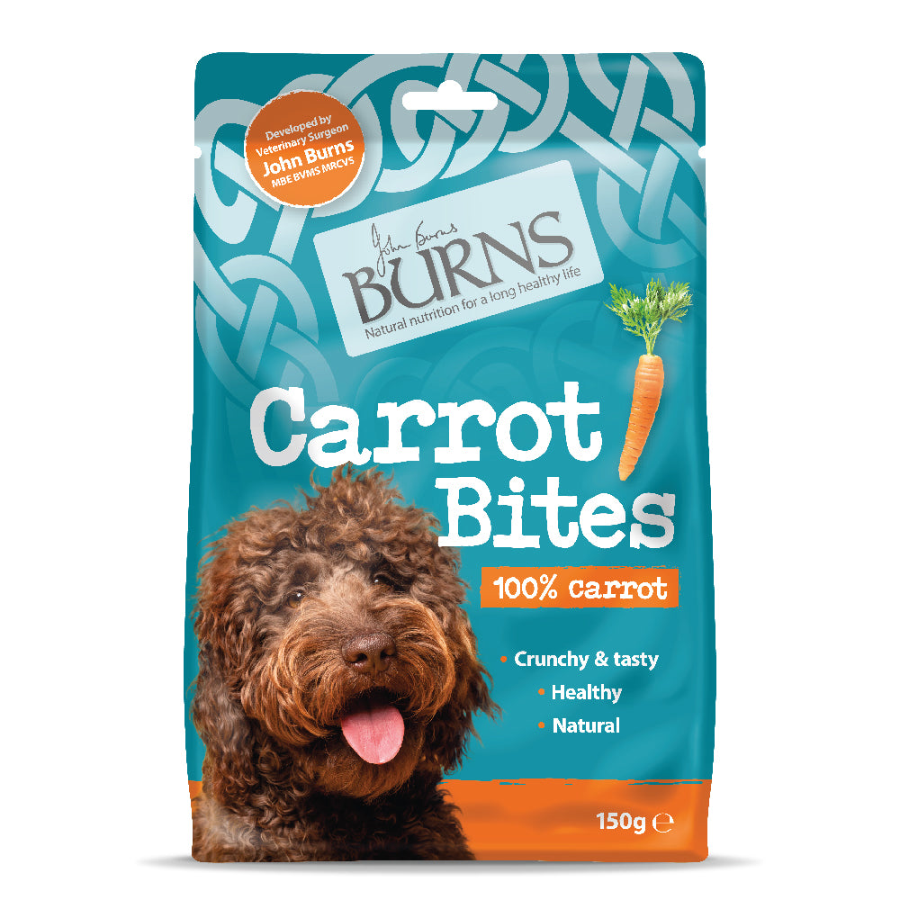Carrot Bites With 100% Carrot - 150g Burns Pet Nutrition