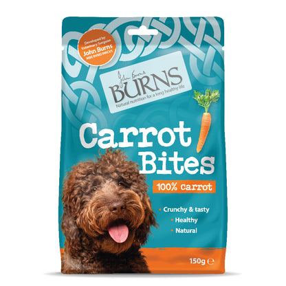 Carrot Bites With 100% Carrot - 150g Burns Pet Nutrition