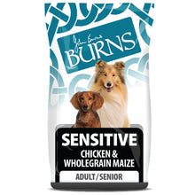 Sensitive Chicken & Wholegrain Maize Dry Dog Food Burns Pet Nutrition