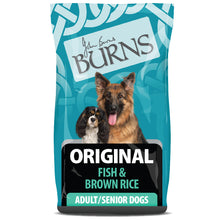 Original Fish & Brown Rice Dry Dog Food Burns Pet Nutrition
