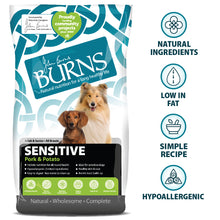 Sensitive Pork & Potato Dry Dog Food Burns Pet Nutrition