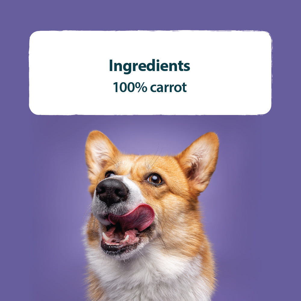 Carrot Bites With 100% Carrot - 150g Burns Pet Nutrition